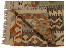 Carica l'immagine nel visualizzatore di Gallery, 114x85 CM Autentio kilim originale fatto a mano Stile classico - Facile da pulire
