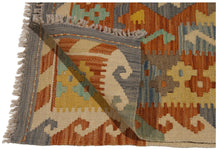 Carica l&#39;immagine nel visualizzatore di Gallery, 130x76 CM Autentio kilim originale fatto a mano Stile classico - Facile da pulire
