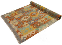 Load image into Gallery viewer, 130x76 CM Autentio kilim originale fatto a mano Stile classico - Facile da pulire
