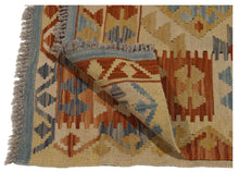 Carica l'immagine nel visualizzatore di Gallery, 130x82 CM Autentio kilim originale fatto a mano Stile classico - Facile da pulire
