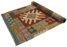Load image into Gallery viewer, 130x82 CM Autentio kilim originale fatto a mano Stile classico - Facile da pulire
