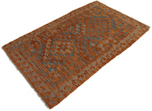 Carica l'immagine nel visualizzatore di Gallery, 120x77 CM Autentio kilim originale fatto a mano Stile classico - Facile da pulire
