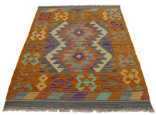 Load image into Gallery viewer, 88x64 CM Autentio kilim Kilem originale fatto a mano Stile classico - Facile da pulire
