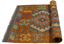 Load image into Gallery viewer, 88x64 CM Autentio kilim Kilem originale fatto a mano Stile classico - Facile da pulire
