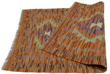 Carica l&#39;immagine nel visualizzatore di Gallery, 92x63 CM Autentio kilim originale fatto a mano Stile classico - Facile da pulire
