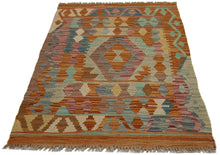 Carica l'immagine nel visualizzatore di Gallery, 88x64 CM Autentio kilim originale fatto a mano Stile classico - Facile da pulire
