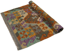 Load image into Gallery viewer, 94x67 CM Autentio kilim originale fatto a mano Stile classico - Facile da pulire
