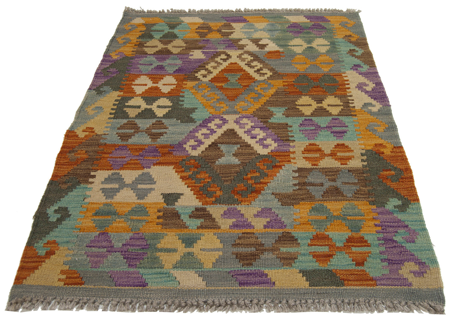 94x67 CM Autentio kilim originale fatto a mano Stile classico - Facile da pulire