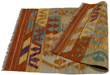 Carica l'immagine nel visualizzatore di Gallery, 90x63 CM Autentio kilim originale fatto a mano Stile classico - Facile da pulire
