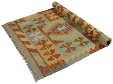 Carica l'immagine nel visualizzatore di Gallery, 100x67 CM Autentio kilim originale fatto a mano Stile classico - Facile da pulire
