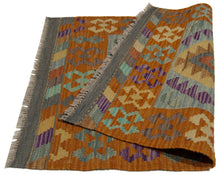 Load image into Gallery viewer, 92x57 CM Autentio kilim originale fatto a mano Stile classico - Facile da pulire
