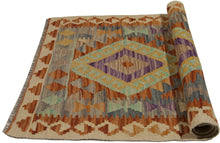 Load image into Gallery viewer, 85x64 CM Autentio kilim originale fatto a mano Stile classico - Facile da pulire
