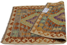 Load image into Gallery viewer, 85x64 CM Autentio kilim originale fatto a mano Stile classico - Facile da pulire
