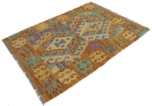 Load image into Gallery viewer, 100x70 CM Autentio kilim originale fatto a mano Stile classico - Facile da pulire
