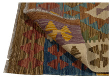 Carica l'immagine nel visualizzatore di Gallery, 86x60 CM Autentik Kilim Kelem Original Hand Made Classic STYL - EASY TO CLEAN  - colors
