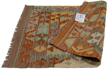Load image into Gallery viewer, 95x67  CM Autentio kilim originale fatto a mano Stile classico - Facile da pulire
