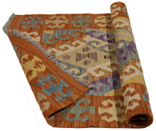 Load image into Gallery viewer, 95x67  CM Autentio kilim originale fatto a mano Stile classico - Facile da pulire
