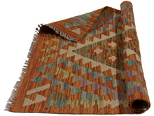 Carica l'immagine nel visualizzatore di Gallery, 70x70  CM Autentio kilim originale fatto a mano Stile classico - Facile da pulire
