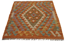 Carica l&#39;immagine nel visualizzatore di Gallery, 70x70  CM Autentio kilim originale fatto a mano Stile classico - Facile da pulire
