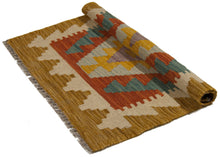 Load image into Gallery viewer, 57x57 CM Autentio kilim originale fatto a mano Stile classico - Facile da pulire
