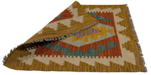 Load image into Gallery viewer, 57x57 CM Autentio kilim originale fatto a mano Stile classico - Facile da pulire
