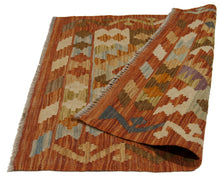 Load image into Gallery viewer, 77x76 CM Autentio kilim originale fatto a mano Stile classico - Facile da pulire
