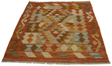 Load image into Gallery viewer, 77x76 CM Autentio kilim originale fatto a mano Stile classico - Facile da pulire

