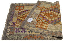 Carica l'immagine nel visualizzatore di Gallery, 152x97 CM Autentio kilim originale fatto a mano Stile classico - Facile da pulire
