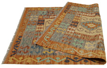 Carica l'immagine nel visualizzatore di Gallery, 153x100 CM Autentio kilim originale fatto a mano Stile classico - Facile da pulire
