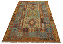 Carica l'immagine nel visualizzatore di Gallery, 153x100 CM Autentio kilim originale fatto a mano Stile classico - Facile da pulire
