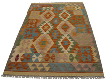 Carica l&#39;immagine nel visualizzatore di Gallery, 155x103 CM Autentio kilim originale fatto a mano Stile classico - Facile da pulire
