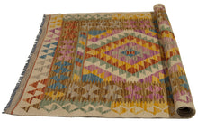 Load image into Gallery viewer, 142x100 CM Autentio kilim originale fatto a mano Stile classico - Facile da pulire
