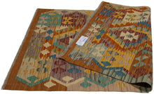 Load image into Gallery viewer, 142x100 CM Autentio kilim originale fatto a mano Stile classico - Facile da pulire
