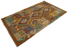 Load image into Gallery viewer, 142x100 CM Autentio kilim originale fatto a mano Stile classico - Facile da pulire
