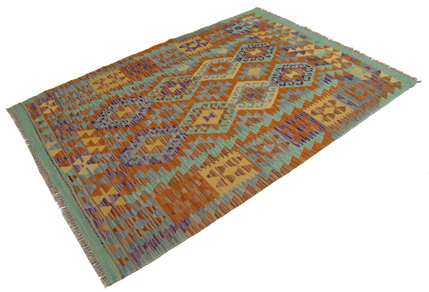 150x105 CM Autentio kilim originale fatto a mano Stile classico - Facile da pulire