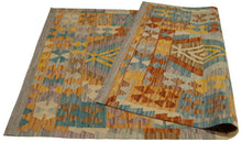 Carica l'immagine nel visualizzatore di Gallery, 153x95 CM Autentio kilim originale fatto a mano Stile classico - Facile da pulire
