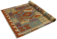 Carica l'immagine nel visualizzatore di Gallery, 142x87 CM Autentio kilim originale fatto a mano Stile classico - Facile da pulire
