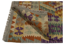 Carica l'immagine nel visualizzatore di Gallery, 155x95 CM Autentio kilim originale fatto a mano Stile classico - Facile da pulire
