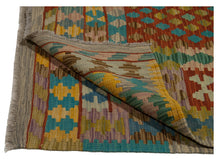 Carica l'immagine nel visualizzatore di Gallery, 152x107 CM Autentio kilim originale fatto a mano Stile classico - Facile da pulire

