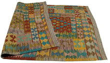 Carica l'immagine nel visualizzatore di Gallery, 152x107 CM Autentio kilim originale fatto a mano Stile classico - Facile da pulire
