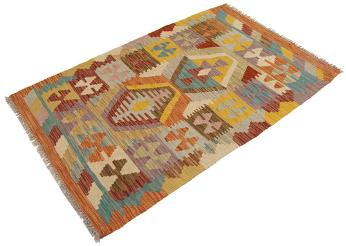 120x80 CM Autentio kilim originale fatto a mano Stile classico - Facile da pulire