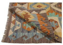 Carica l'immagine nel visualizzatore di Gallery, 125x83 CM Autentio kilim originale fatto a mano Stile classico - Facile da pulire

