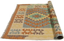 Carica l&#39;immagine nel visualizzatore di Gallery, 120x85 CM Autentio kilim originale fatto a mano Stile classico - Facile da pulire
