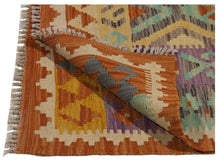 Carica l'immagine nel visualizzatore di Gallery, 125x82 CM Autentio kilim originale fatto a mano Stile classico - Facile da pulire
