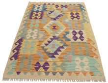 Load image into Gallery viewer, 125x80 CM Autentio kilim originale fatto a mano Stile classico - Facile da pulire
