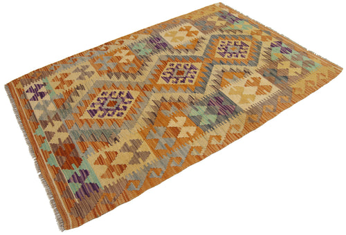 118x80 CM Autentio kilim originale fatto a mano Stile classico - Facile da pulire