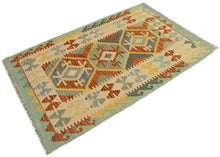 Carica l&#39;immagine nel visualizzatore di Gallery, 120x77 CM Autentio kilim originale fatto a mano Stile classico - Facile da pulire
