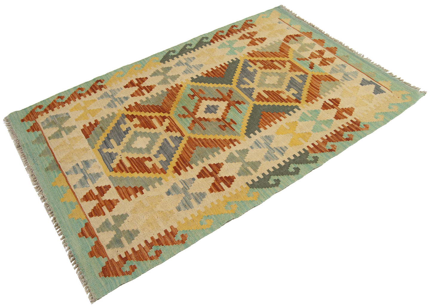 120x77 CM Autentio kilim originale fatto a mano Stile classico - Facile da pulire