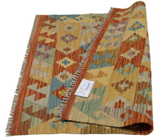 Carica l&#39;immagine nel visualizzatore di Gallery, 87x87 CM Autentio kilim originale fatto a mano Stile classico - Facile da pulire
