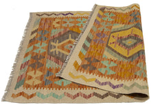 Load image into Gallery viewer, 117x85  CM Autentio kilim originale fatto a mano Stile classico - Facile da pulire
